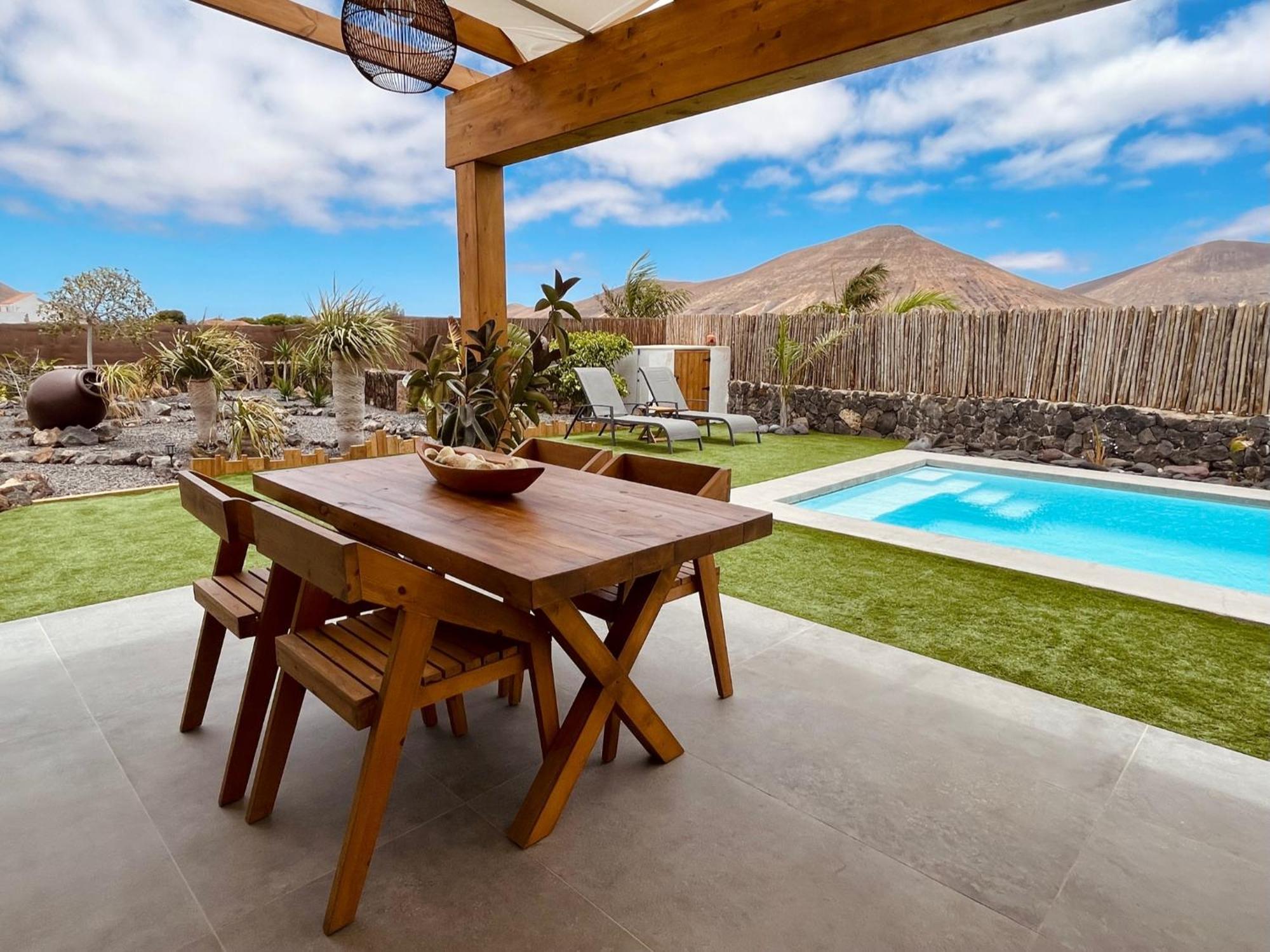 Bungalow + Piscina Independiente La Oliva Ngoại thất bức ảnh